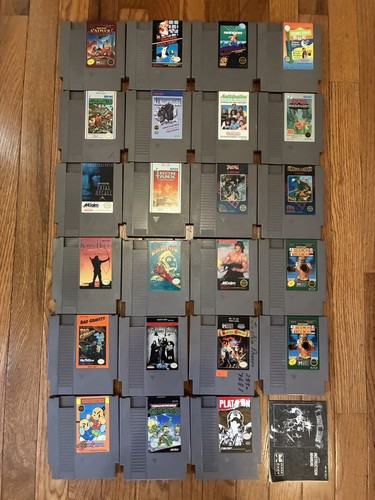 Huge nintendo nes game lot - nes, 23